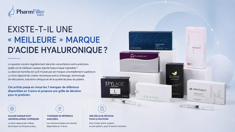 Quelle est la meilleure marque d'acide hyaluronique injectable ?