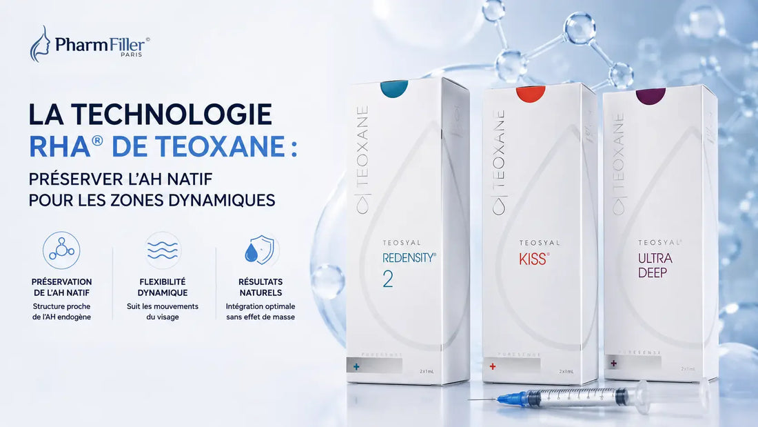Technologie RHA Teoxane : préserver l'AH natif