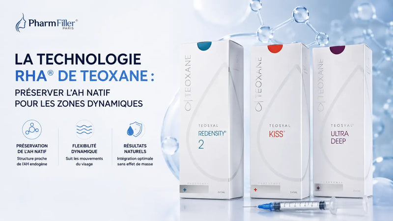 Technologie RHA Teoxane : préserver l'AH natif
