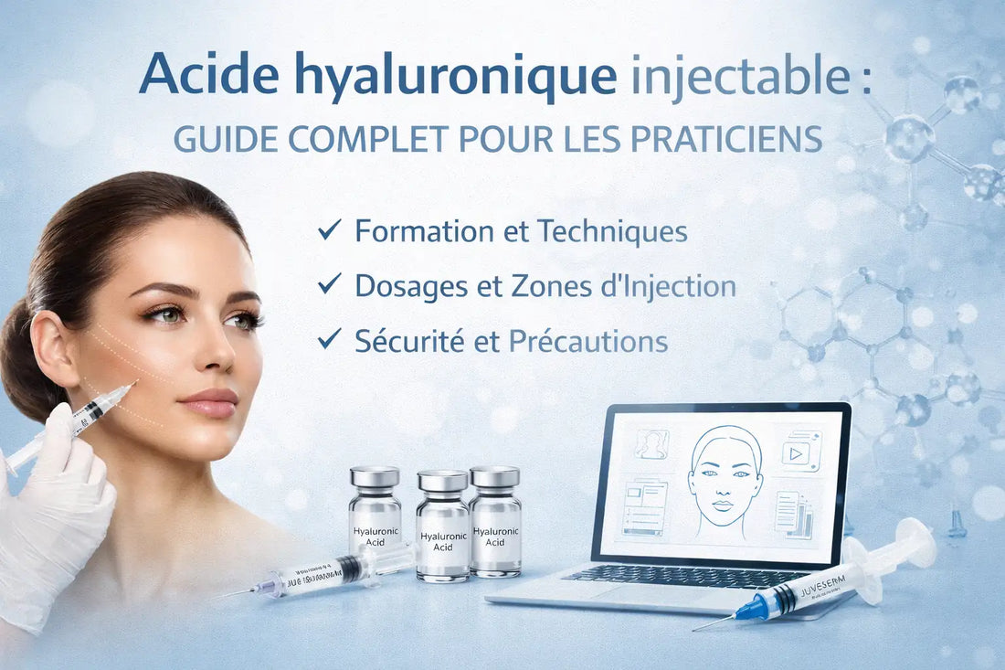 Acide hyaluronique injectable : guide complet pour les praticiens