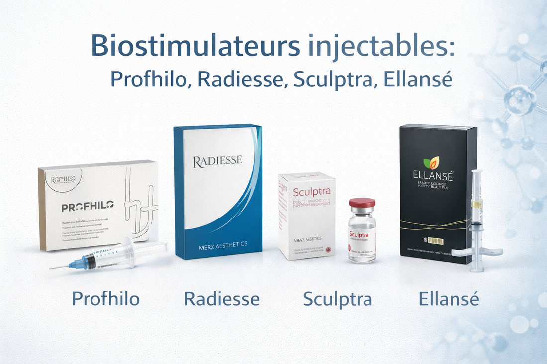 Biostimulateurs injectables : Profhilo, Radiesse, Sculptra, Ellansé