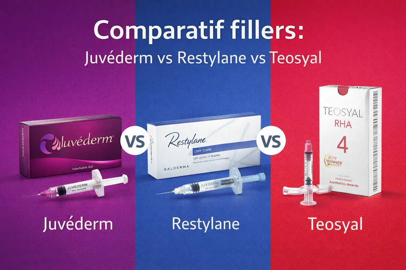 Comparatif fillers : Juvederm vs Restylane vs Teosyal