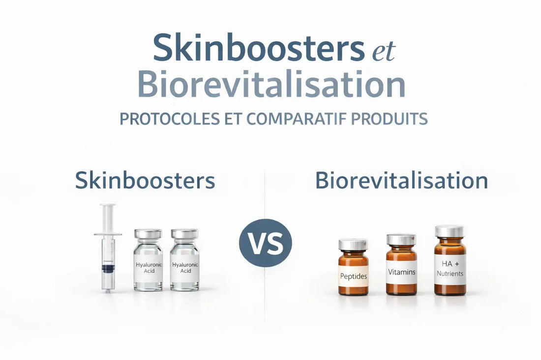 Skinboosters et biorevitalisation : protocoles et comparatif produits